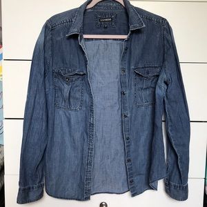 EXPRESS botton down Denim shirt | express botton down women’s shirt